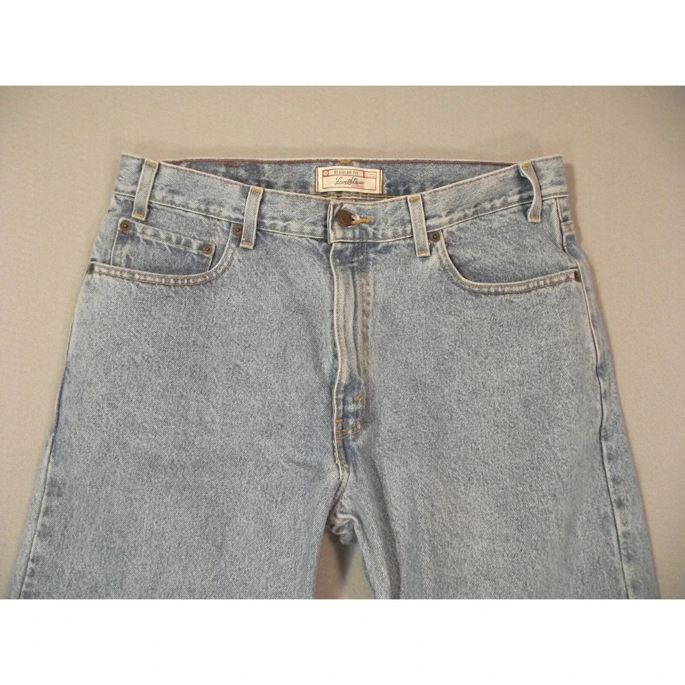 Levi's Signature Jeans Men's 34 x 32 regular straight blue denim pants retro